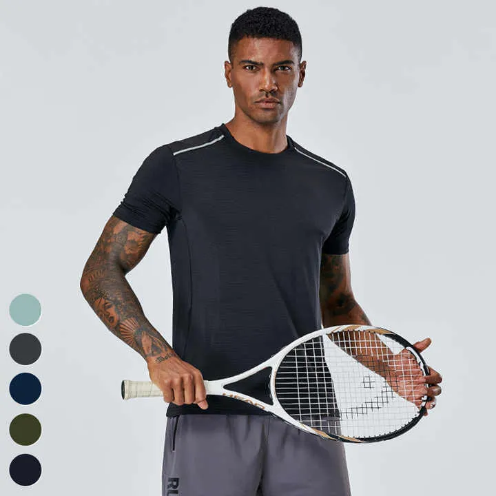 ملابس رياضية للرجال بشعار مخصص .. Custom Logo Gym Clothes Men Breathable