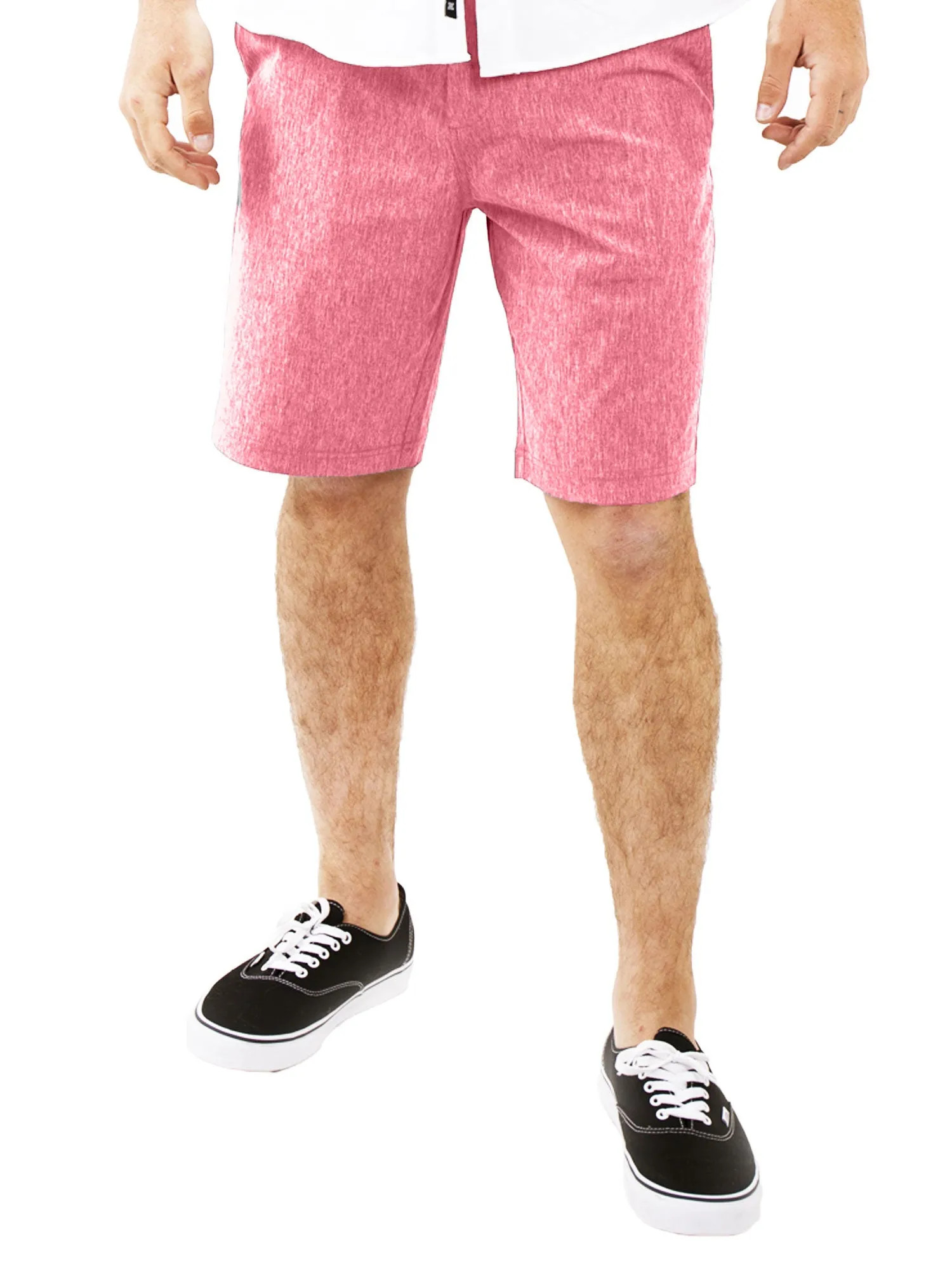 Alpha Mens Hybrid Shorts - Yarn Dye Charcoal