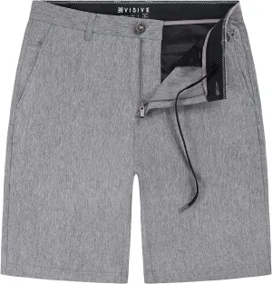 Alpha Mens Hybrid Shorts - Yarn Dye Charcoal
