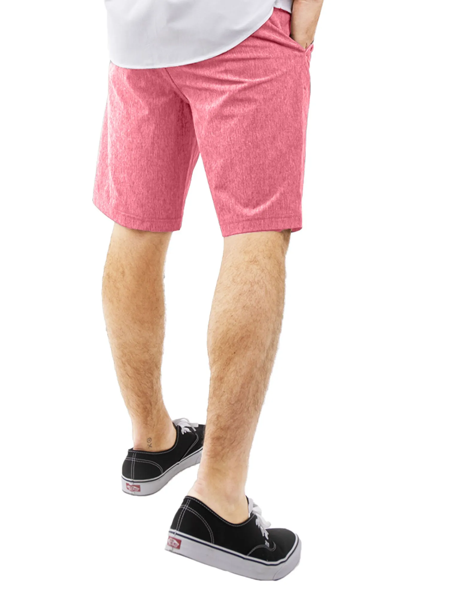 Alpha Mens Hybrid Shorts - Yarn Dye Charcoal