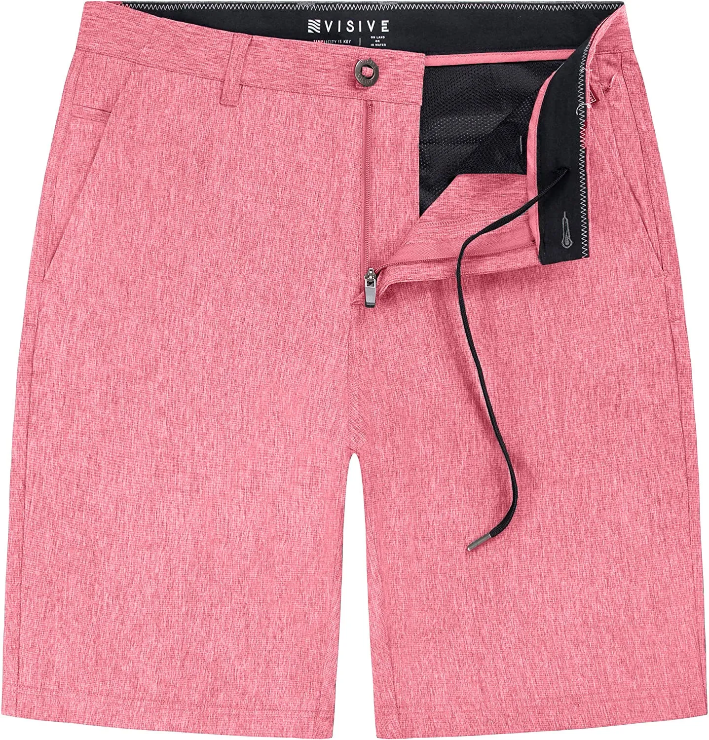 Alpha Mens Hybrid Shorts - Yarn Dye Charcoal