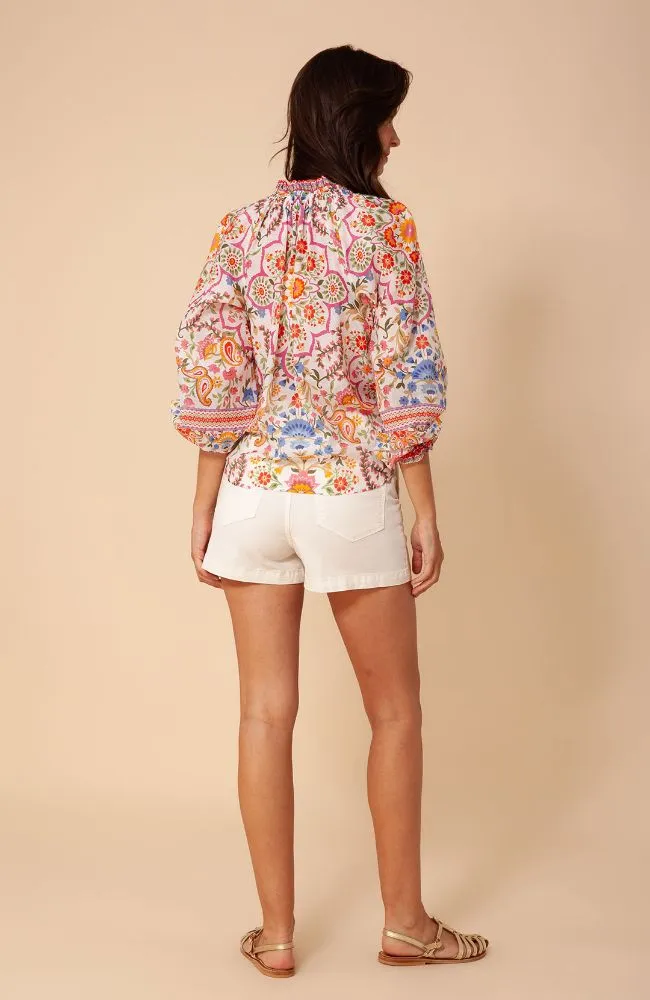 Analisa Long Sleeve Beaded Top