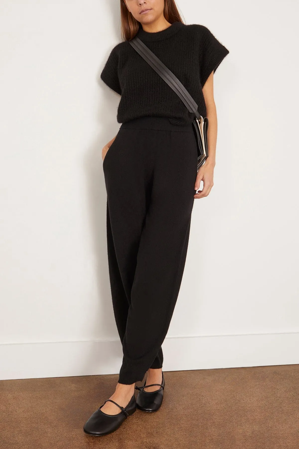 Bari Knit Pant in Black