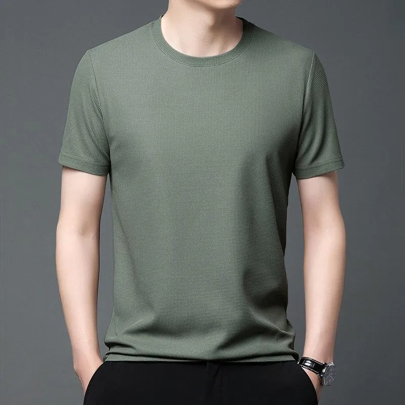 Breathable Waffle Weave T-shirt