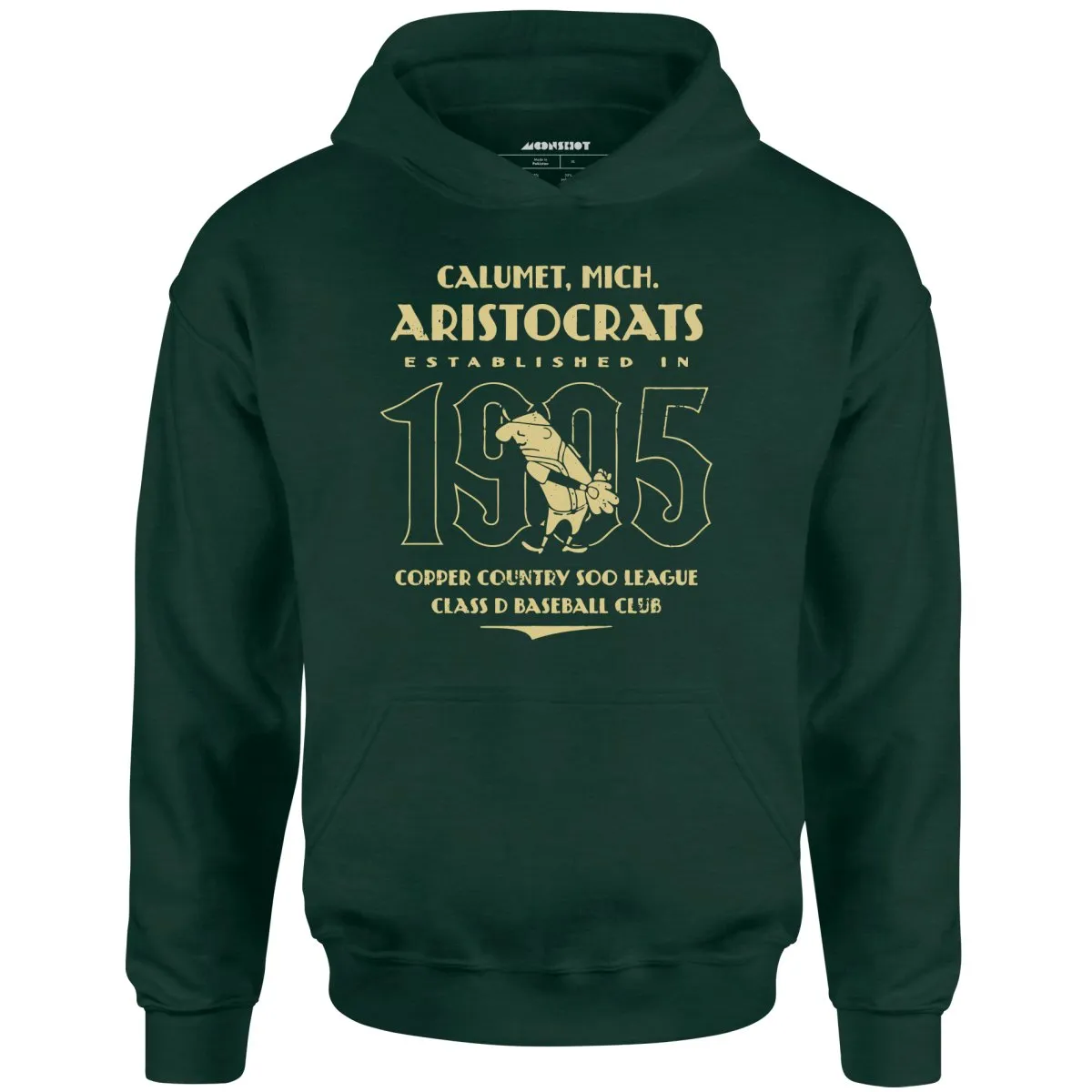 Calumet Aristocrats - Michigan - Vintage Defunct Baseball Teams - Unisex Hoodie