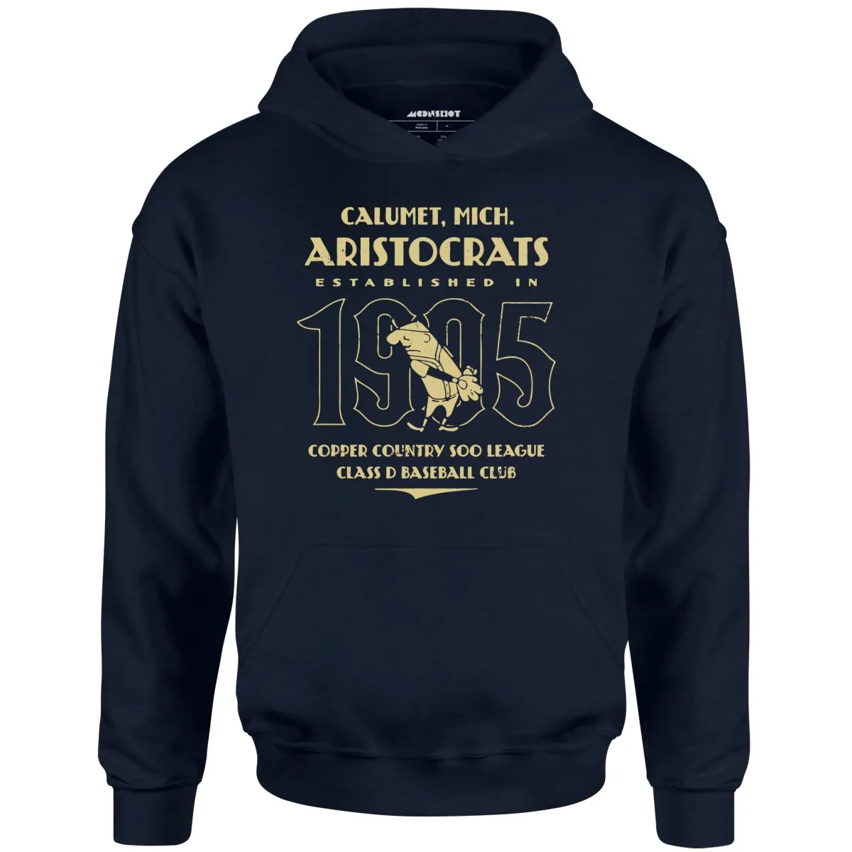 Calumet Aristocrats - Michigan - Vintage Defunct Baseball Teams - Unisex Hoodie