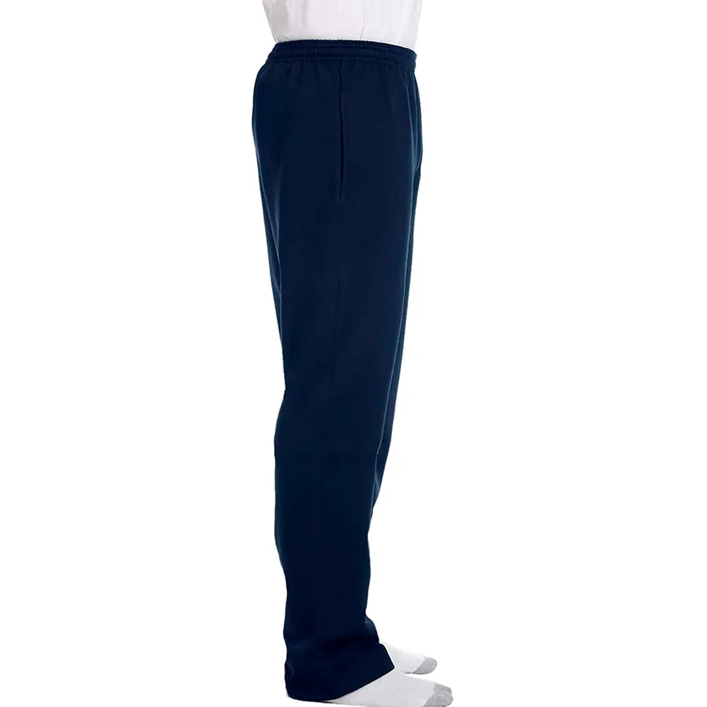 Champion Men's Sweatpants EcoSmart Open-Bottom Casual Relaxed Elastic Waist P800