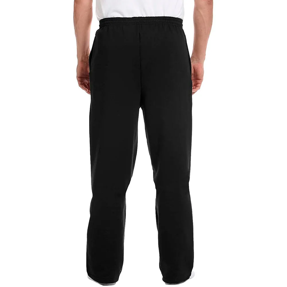 Champion Men's Sweatpants EcoSmart Open-Bottom Casual Relaxed Elastic Waist P800