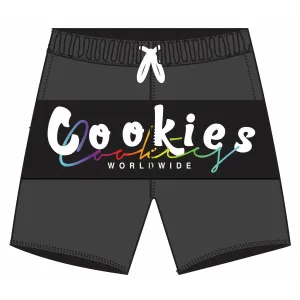 Cookies Versailles Black Swim Shorts