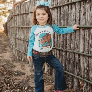 Cowgirl at Heart Long Sleeve Shirt Kids (6-7T)