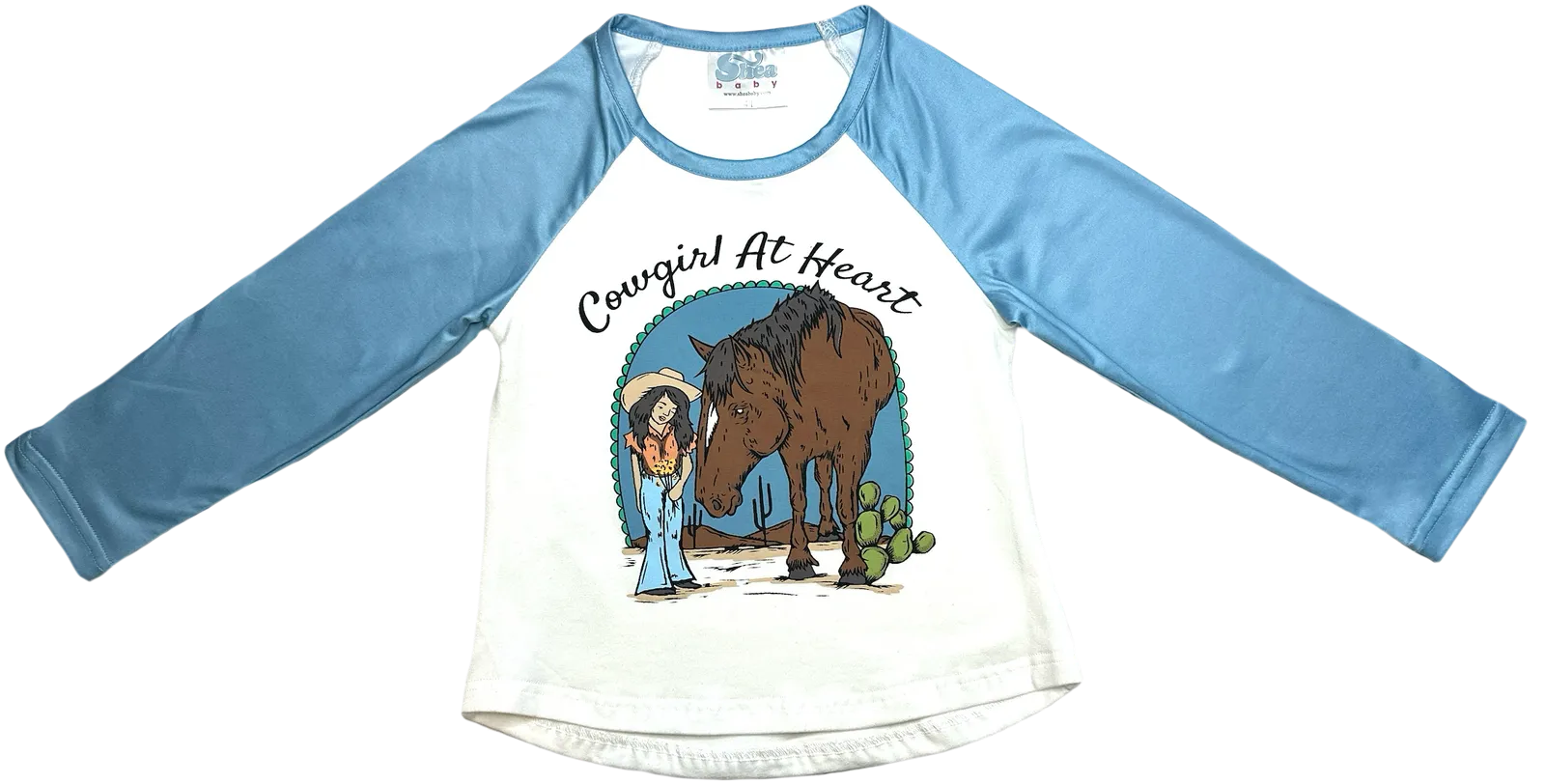 Cowgirl at Heart Long Sleeve Shirt Kids (6-7T)