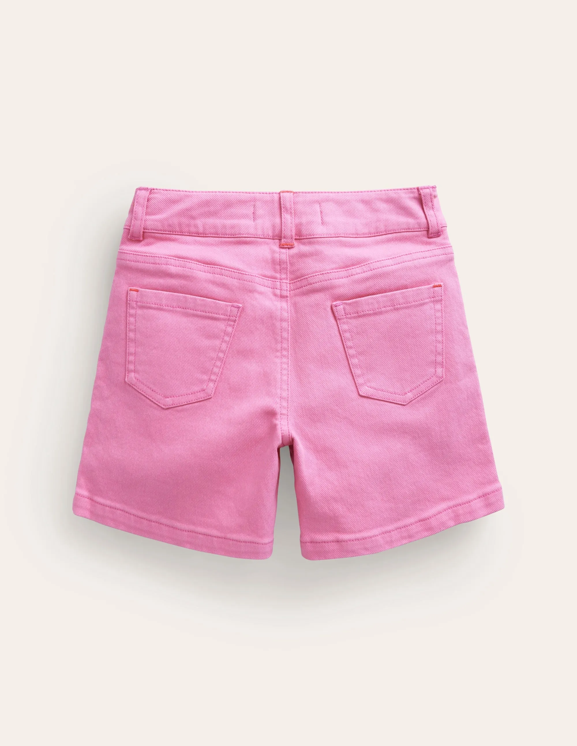 Denim Shorts-Strawberry Milkshake