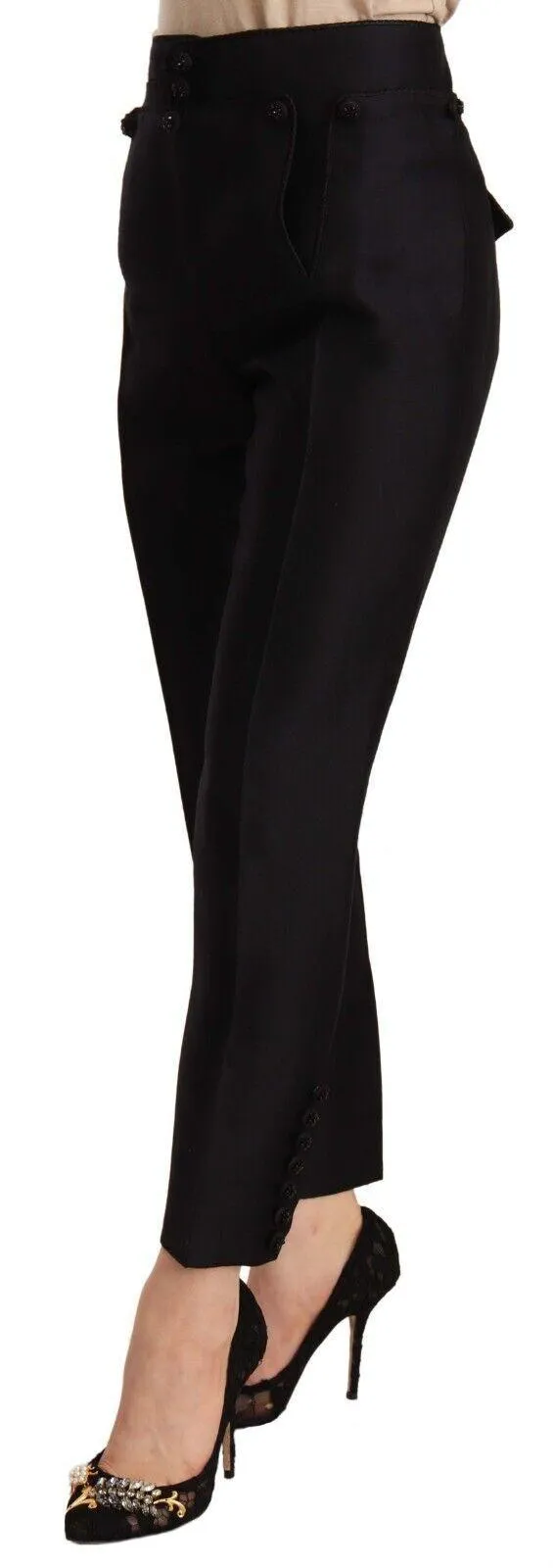 Dsquared2 Chic High-Waist Cropped Trousers