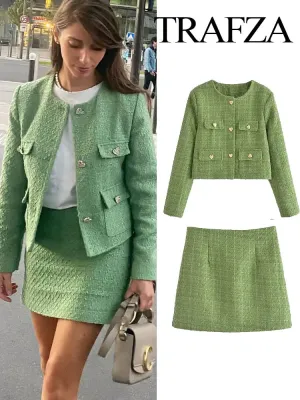 Elegant Women's Autumn Skirts Winter Wear