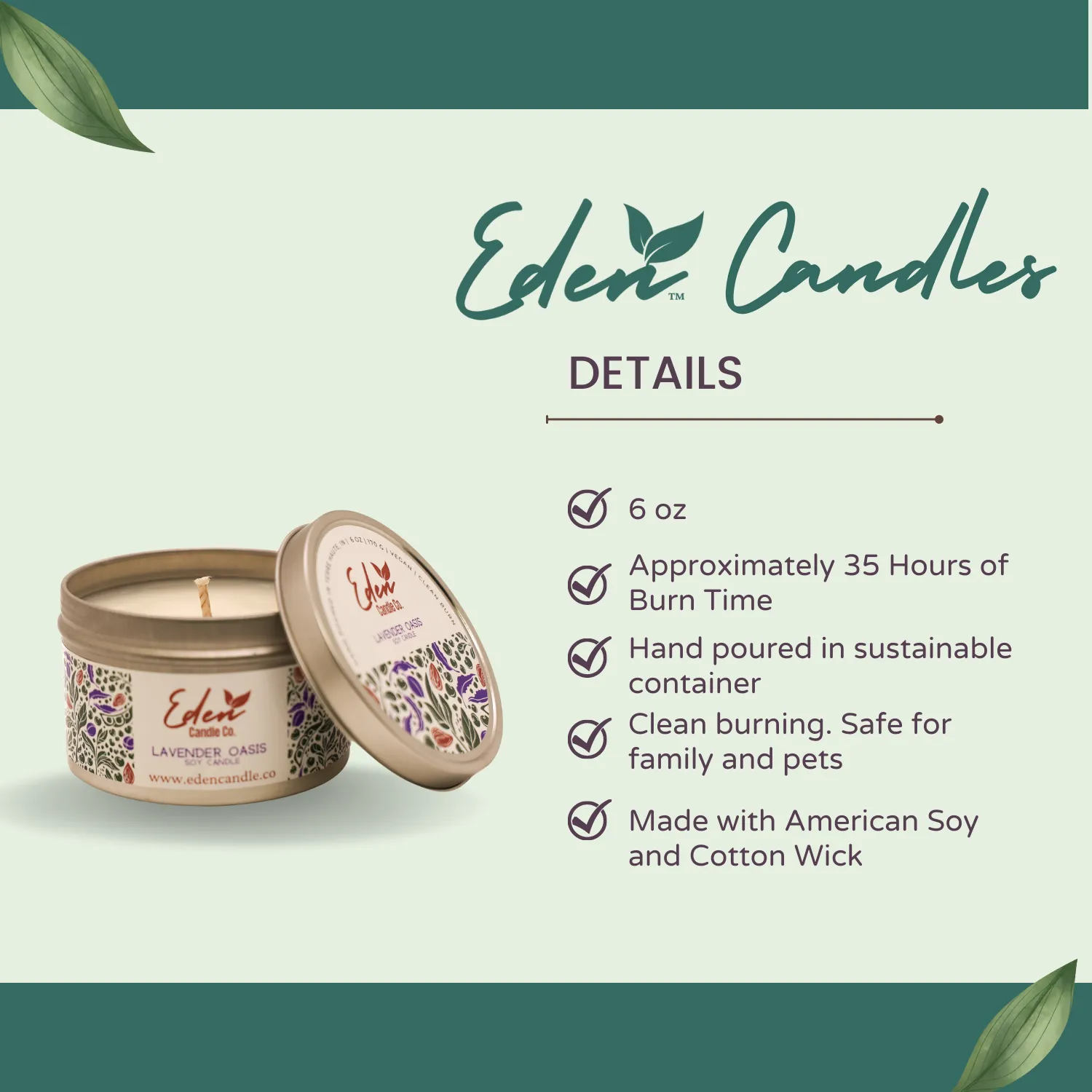 Fireside Frankincense Soy Candle