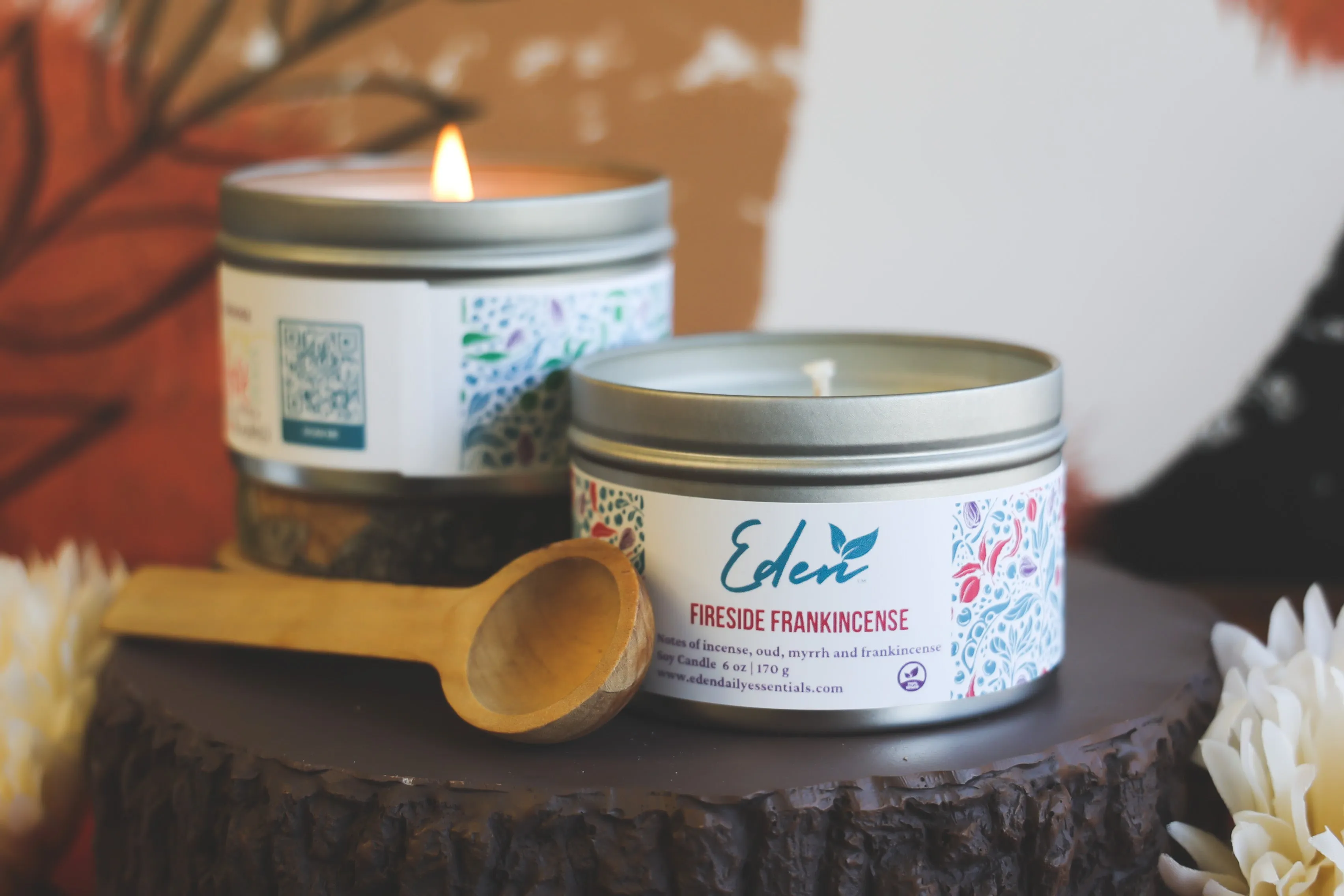 Fireside Frankincense Soy Candle