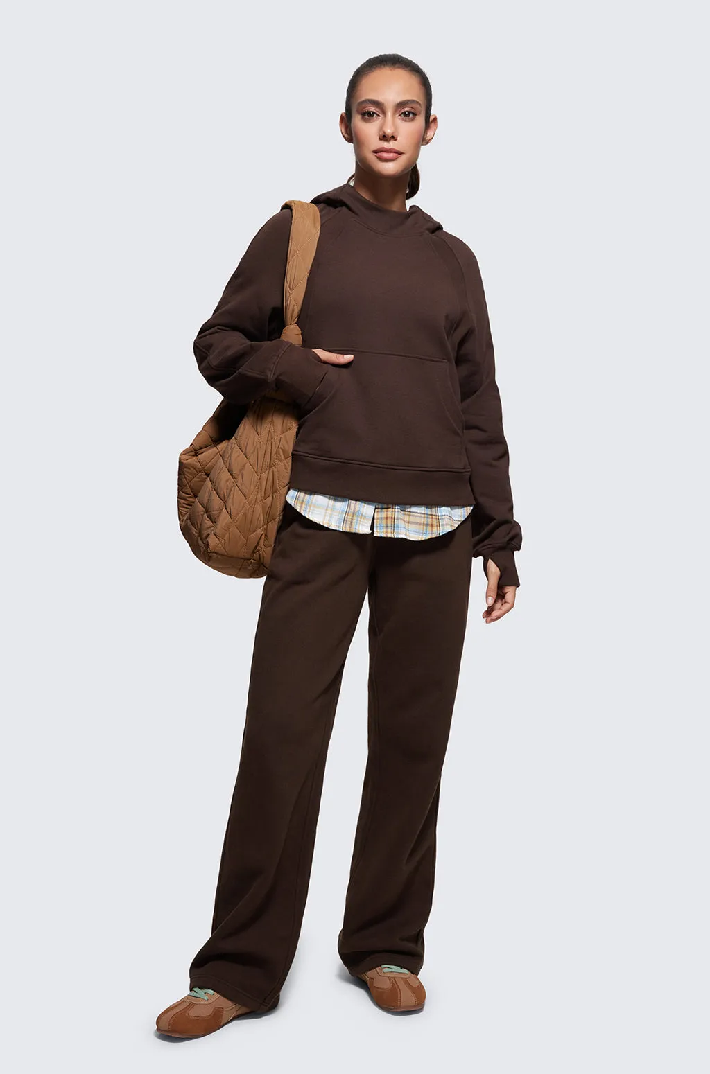 Fleece Mock Neck Hoodies