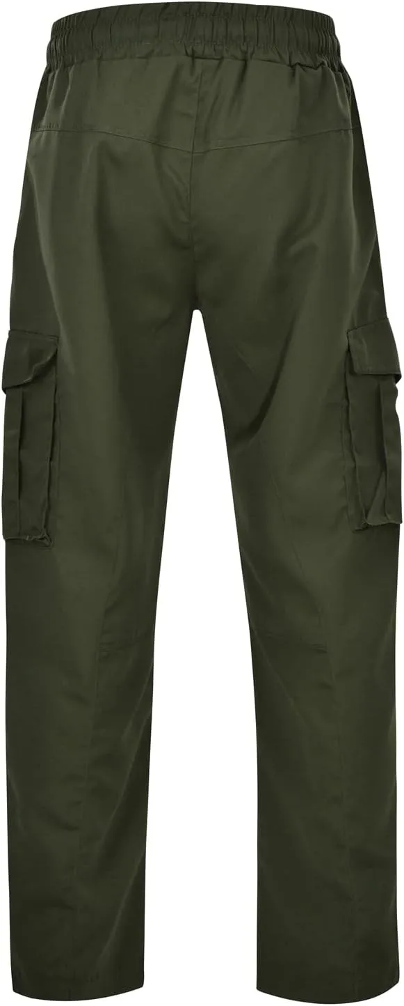 GIERIDUC Men's Water Resistant Hiking Pants Mens Long Pants for Swimming Sweat Pants for Mens Baggy Side Button Track Pants