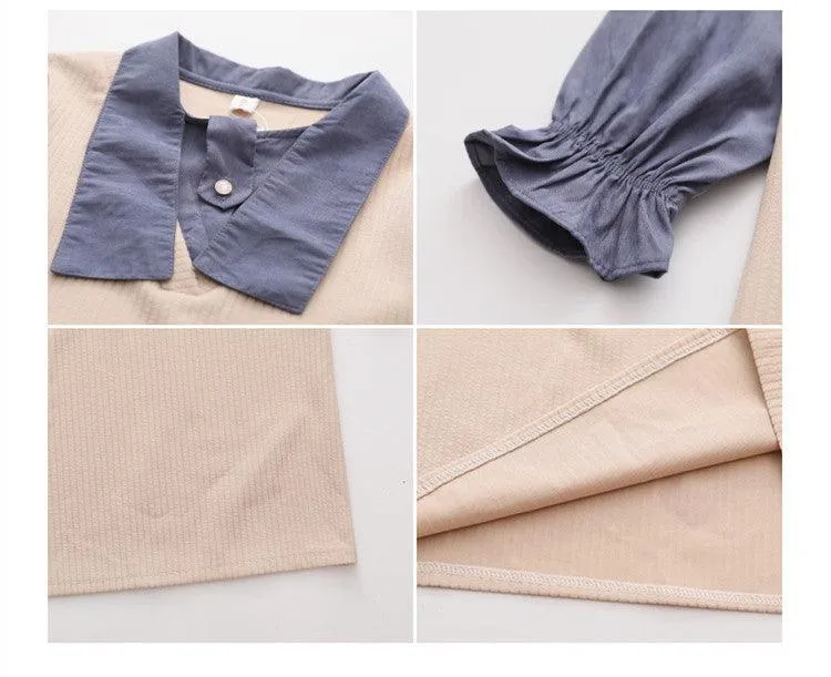 Girls' Dresses Big Children's Fake Two Fashionable Western Styles