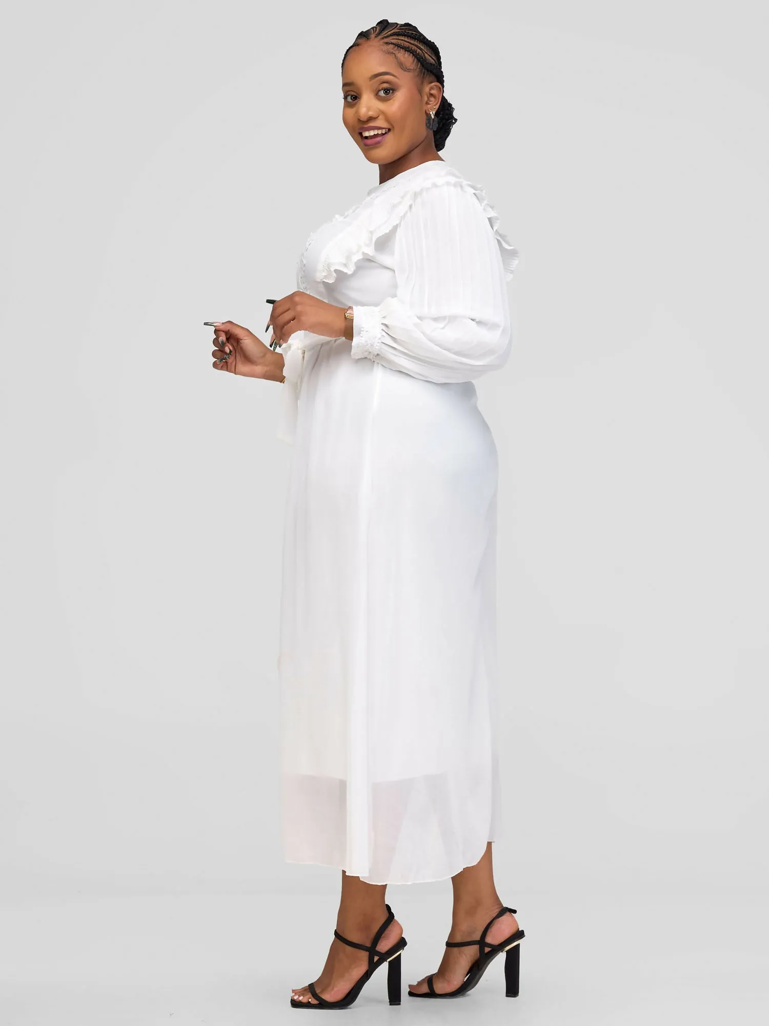 Gloshe Classic Chic Dress - White