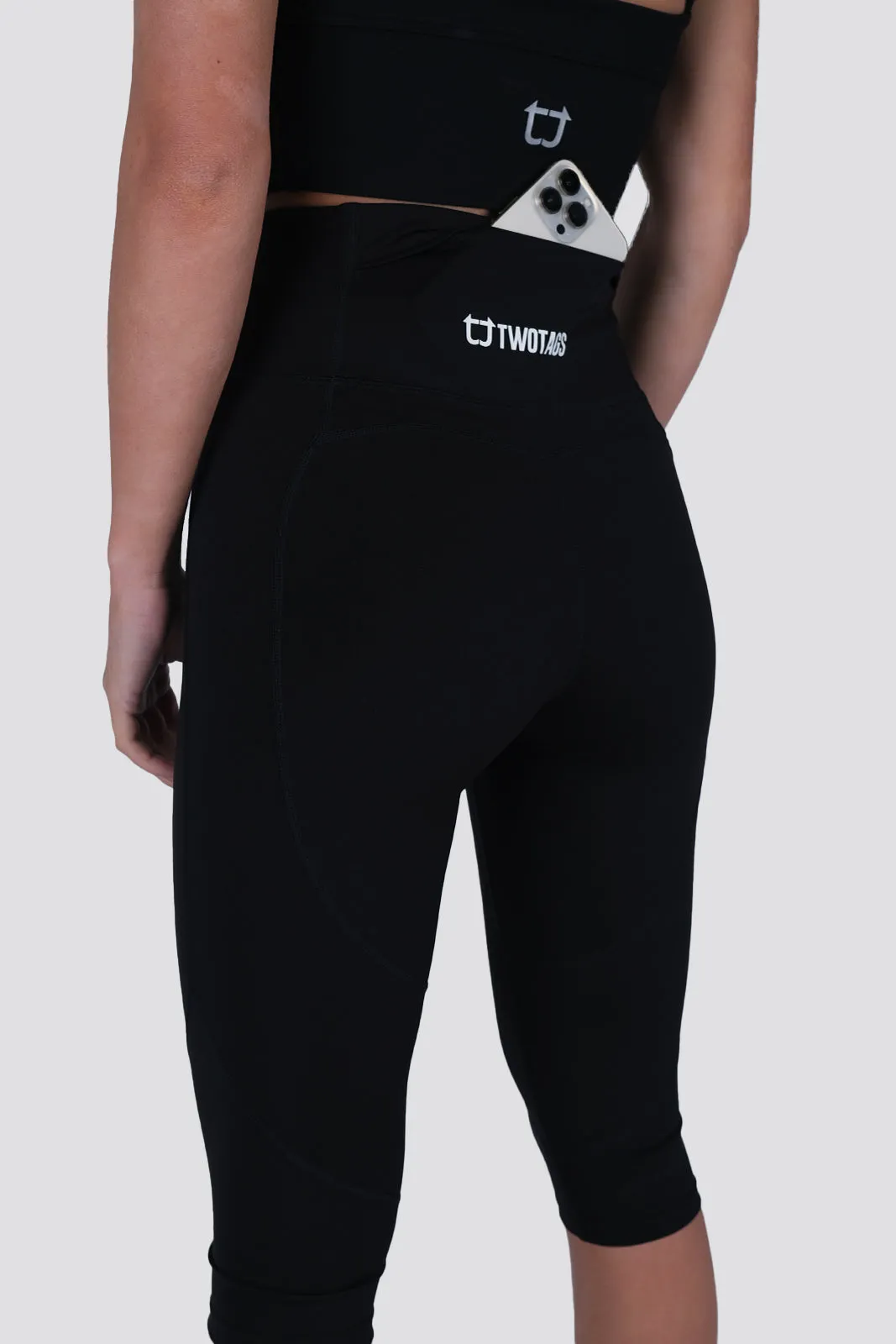 Impel 3/4 Highwaisted Leggings - Black