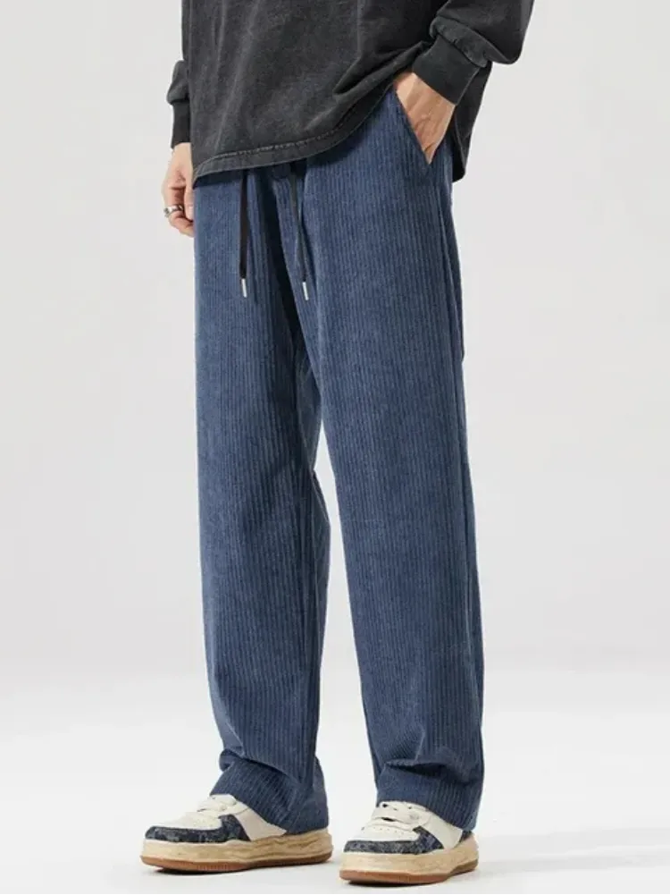 Lazaro - Relaxed Fit Corduroy Pants