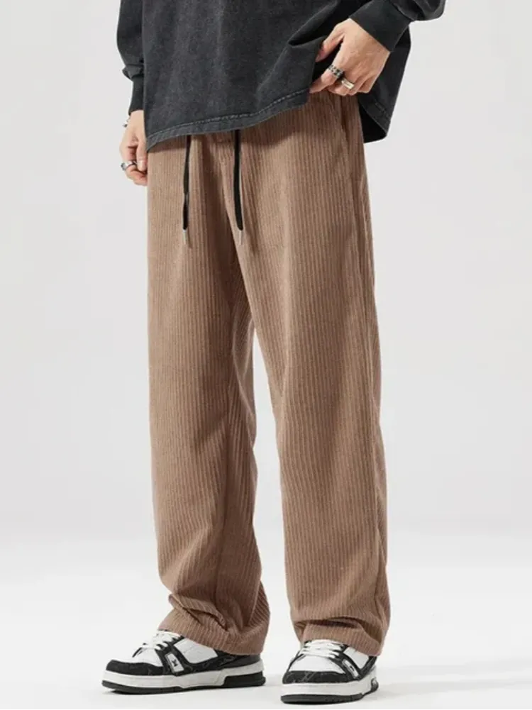 Lazaro - Relaxed Fit Corduroy Pants