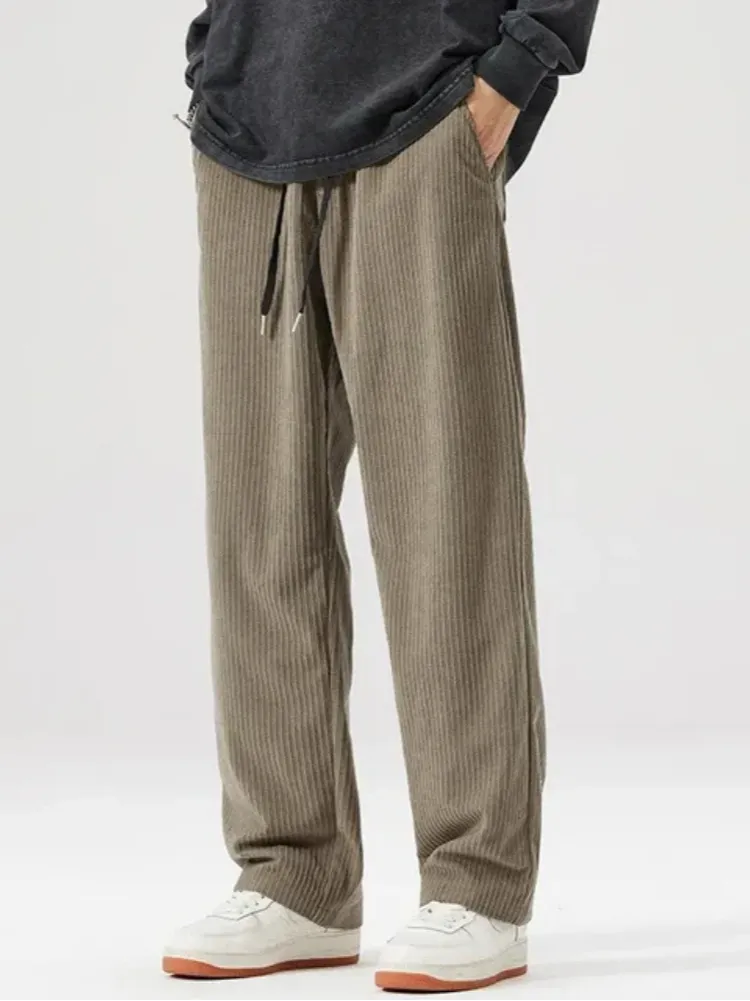 Lazaro - Relaxed Fit Corduroy Pants