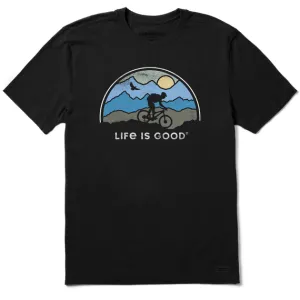Men's Beautiful Biking Short-Sleeve Crusher Tee - Jet Black