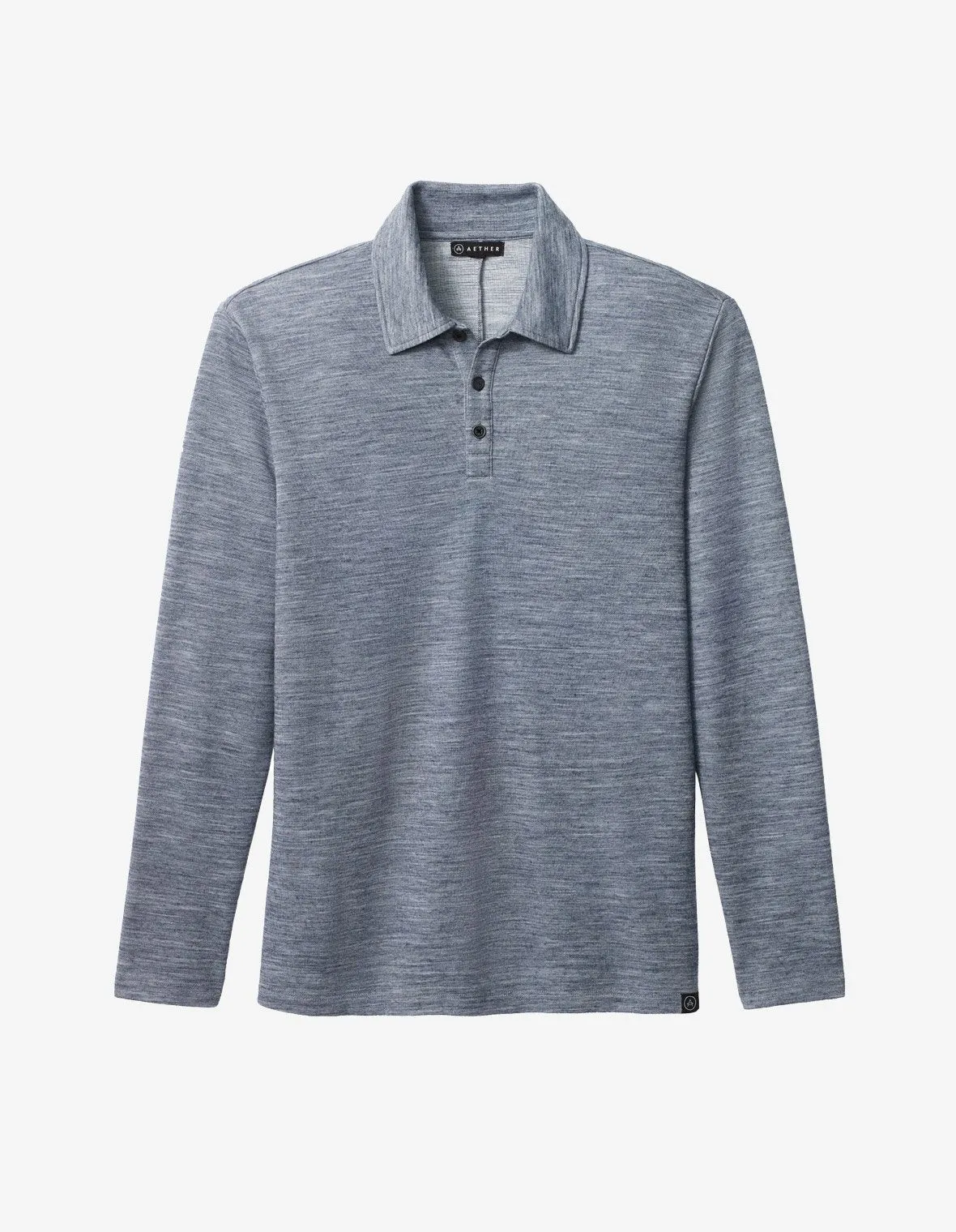 Merino Long-Sleeve Polo