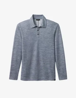 Merino Long-Sleeve Polo