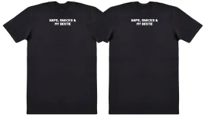 Naps, Snacks & Bestie Matching Set - Huge Oversized Comfy Original T-Shirts