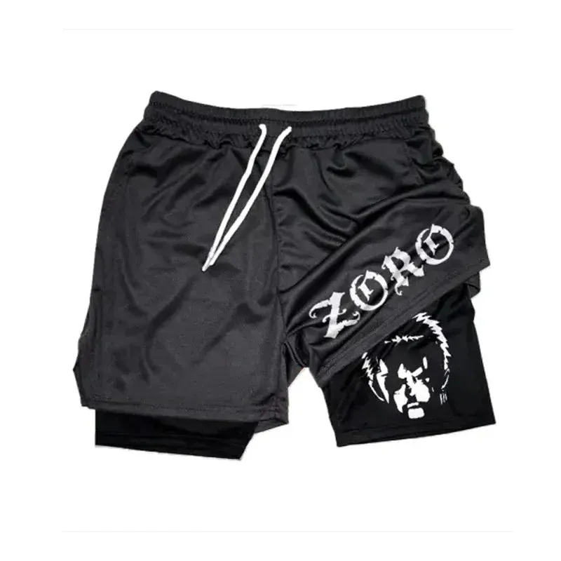One Piece Gym Shorts Zoro