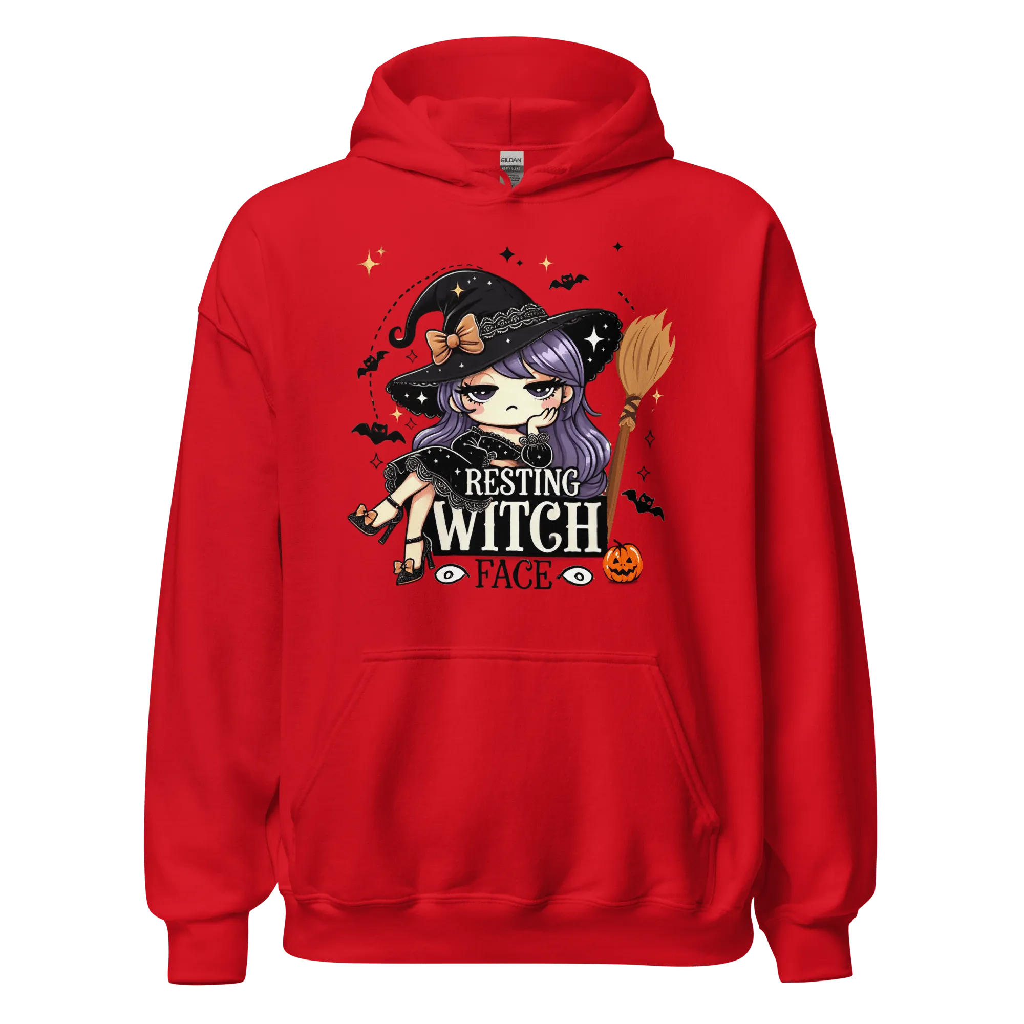 Resting Witch Face - Halloween Hoodie - Fun Witch Halloween Hoodie