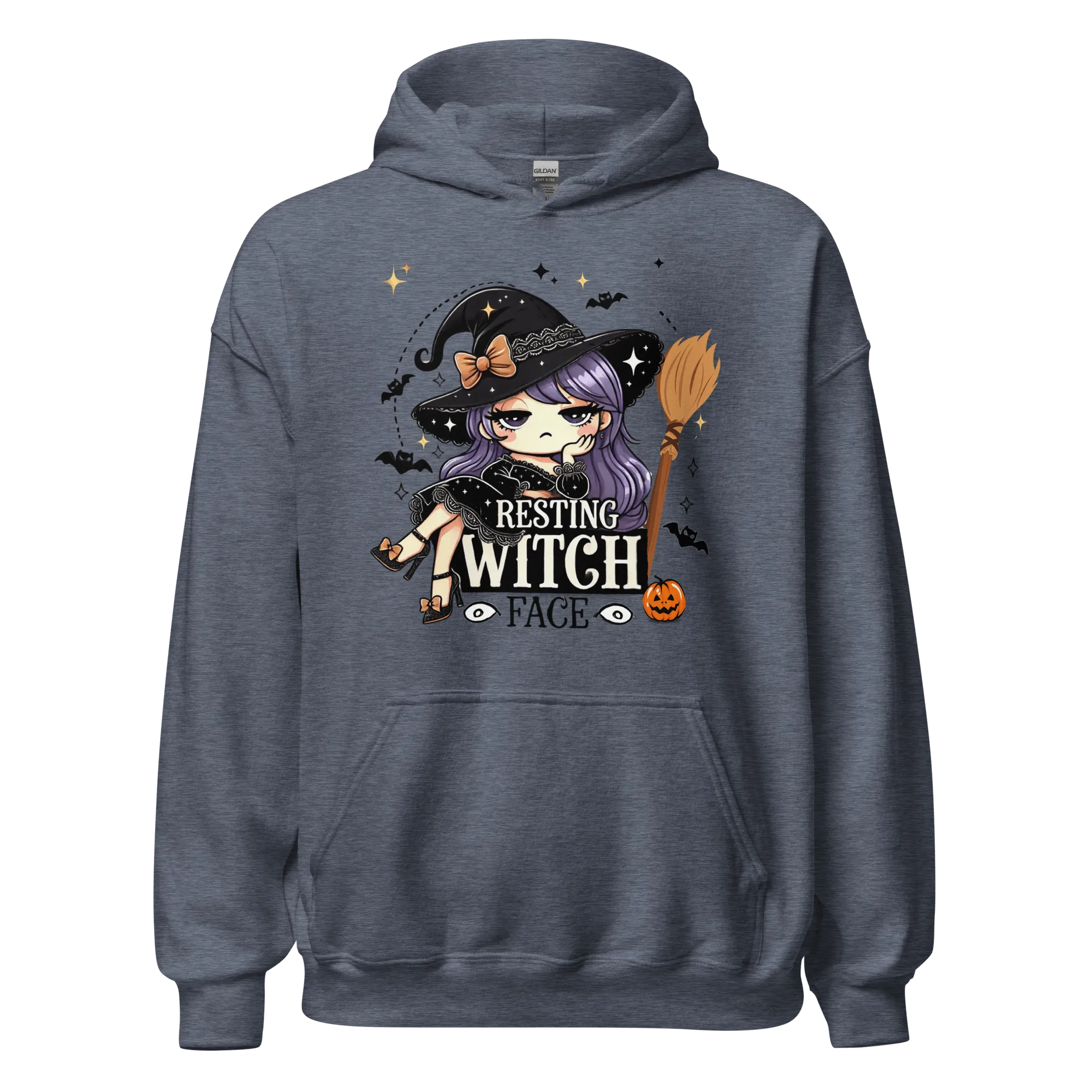 Resting Witch Face - Halloween Hoodie - Fun Witch Halloween Hoodie