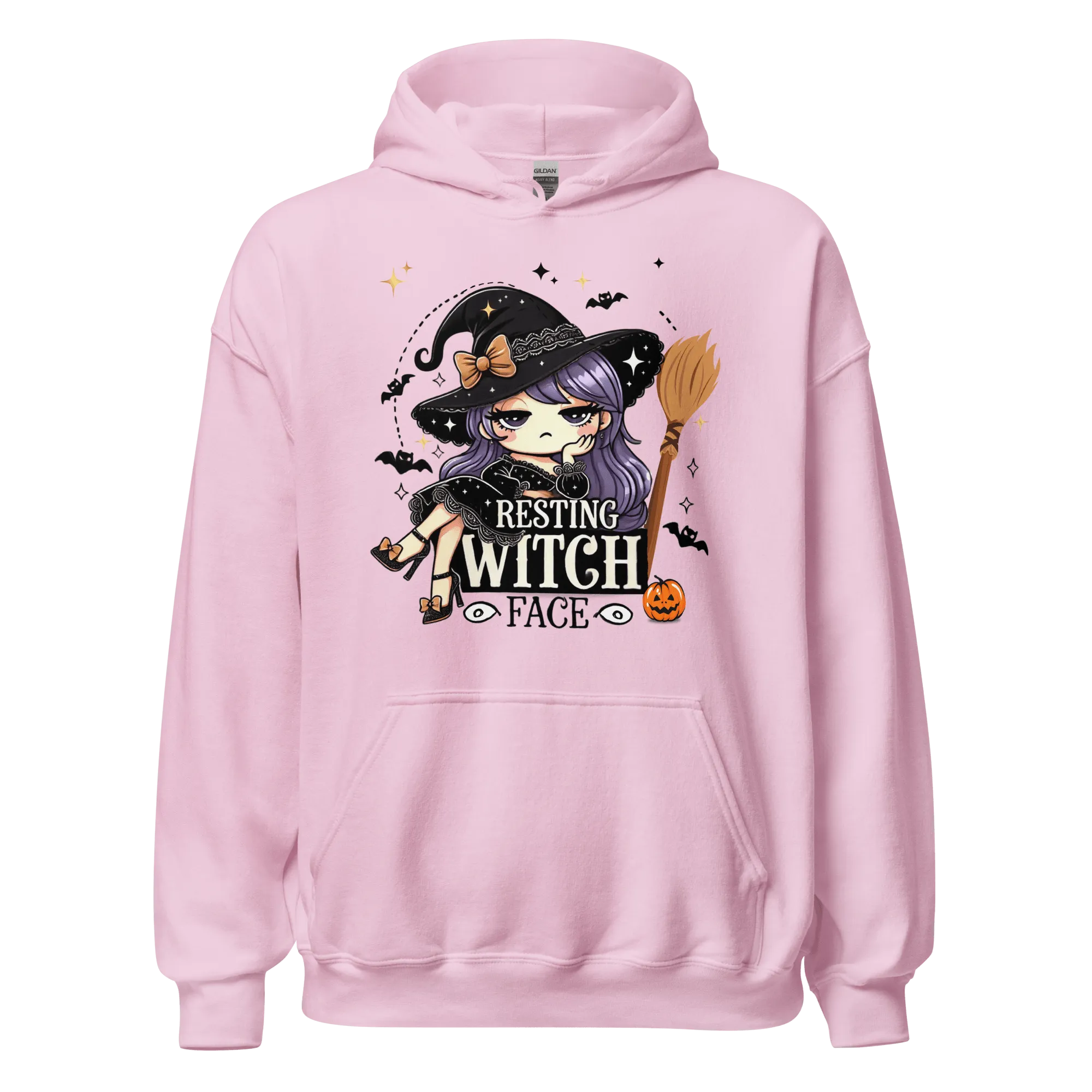 Resting Witch Face - Halloween Hoodie - Fun Witch Halloween Hoodie