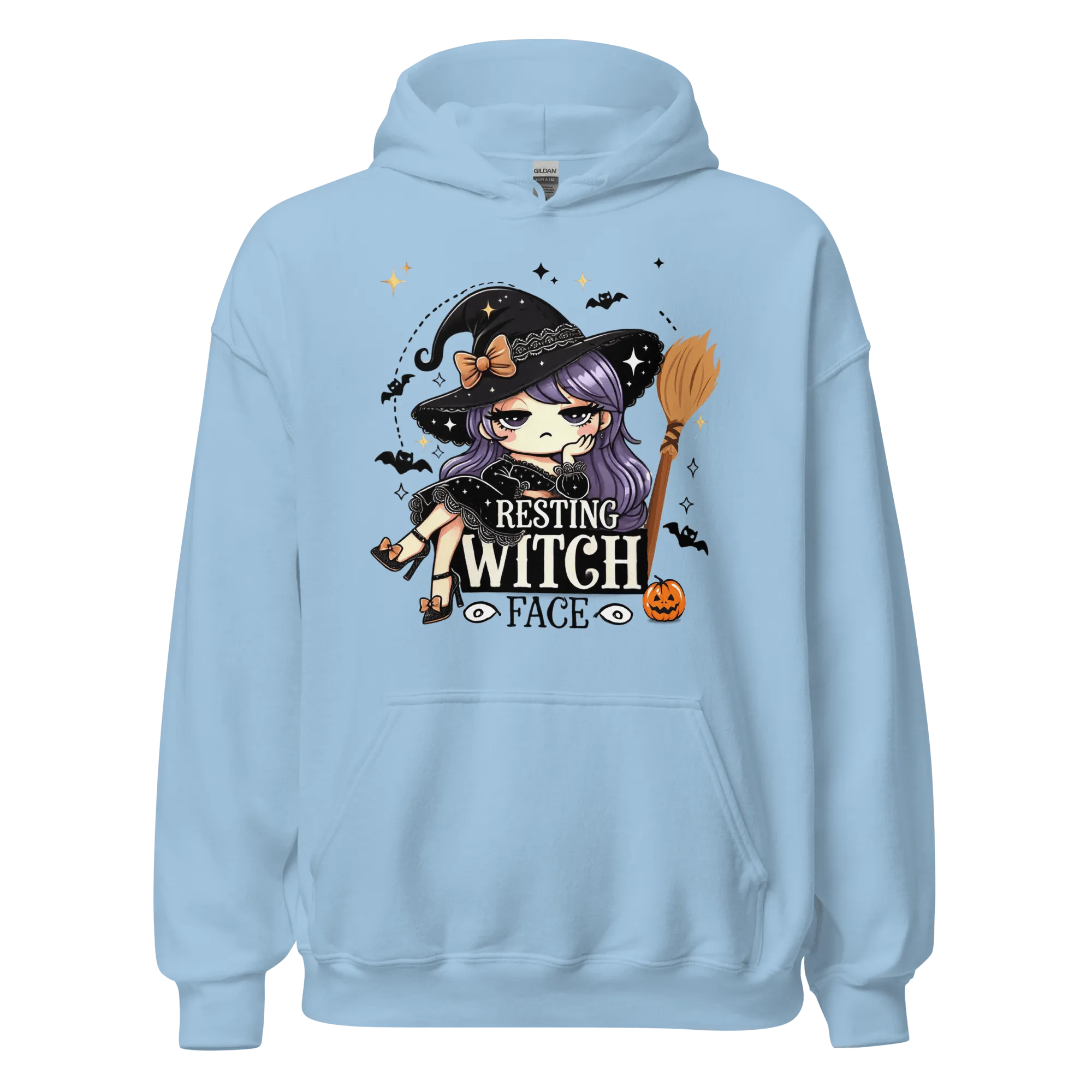 Resting Witch Face - Halloween Hoodie - Fun Witch Halloween Hoodie
