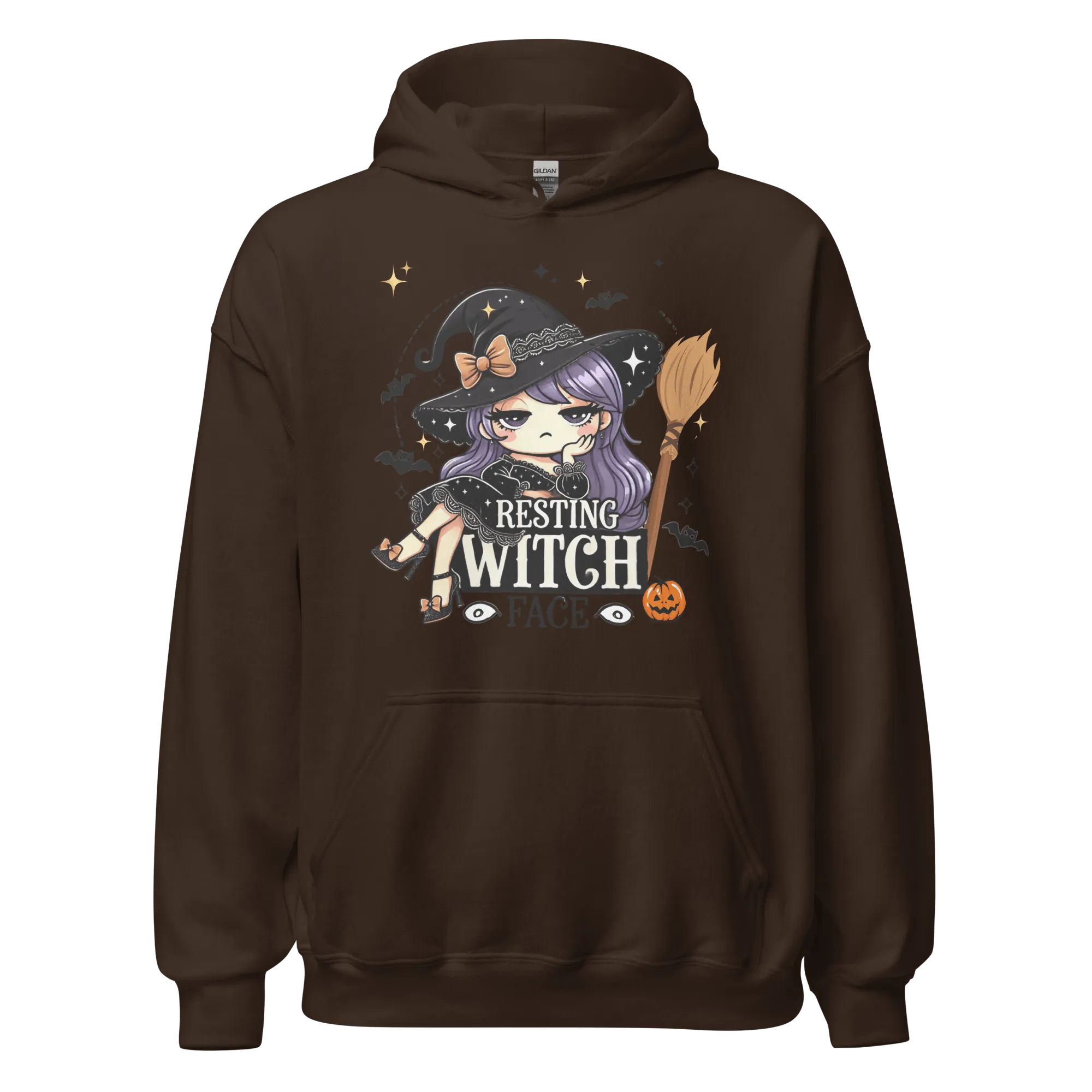 Resting Witch Face - Halloween Hoodie - Fun Witch Halloween Hoodie
