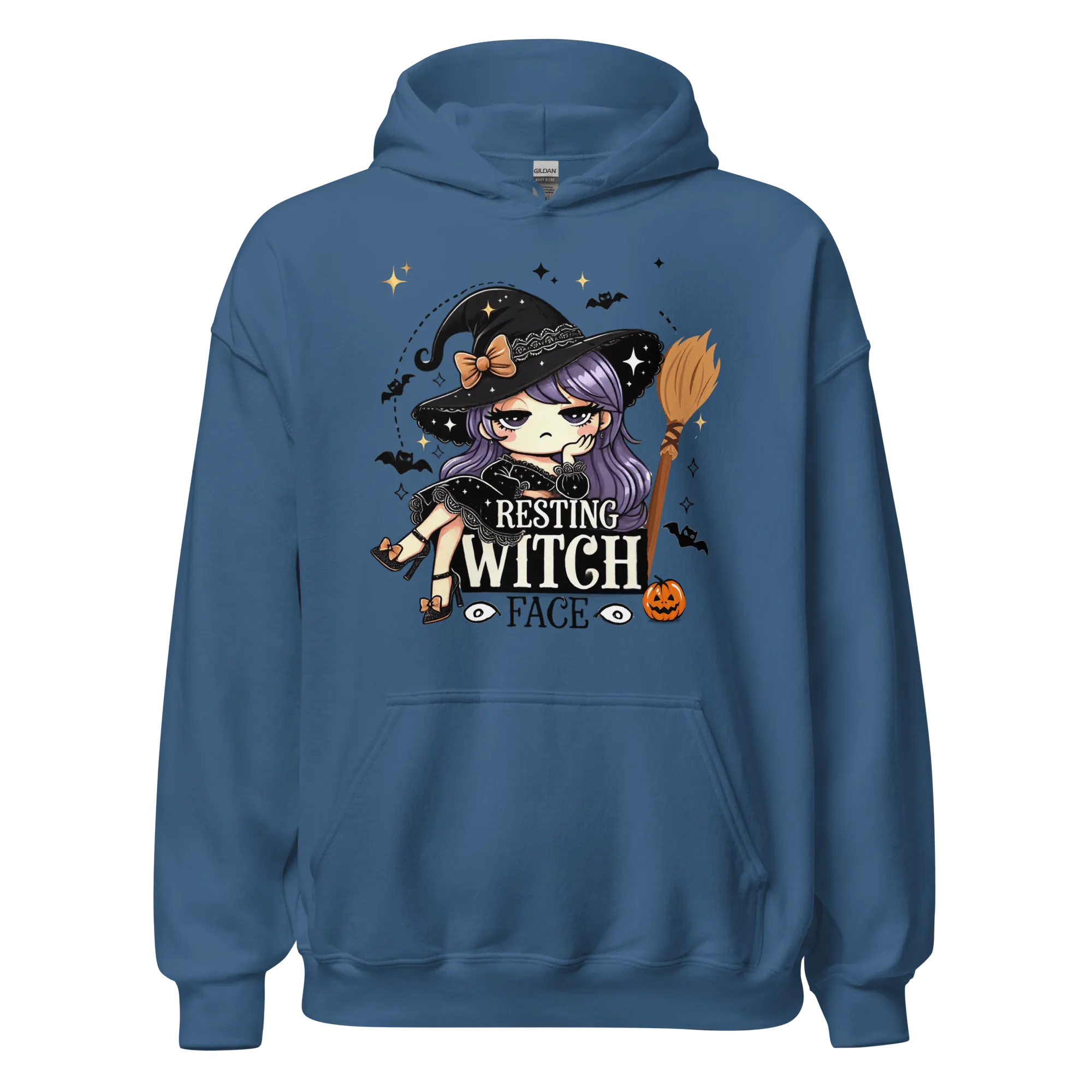 Resting Witch Face - Halloween Hoodie - Fun Witch Halloween Hoodie