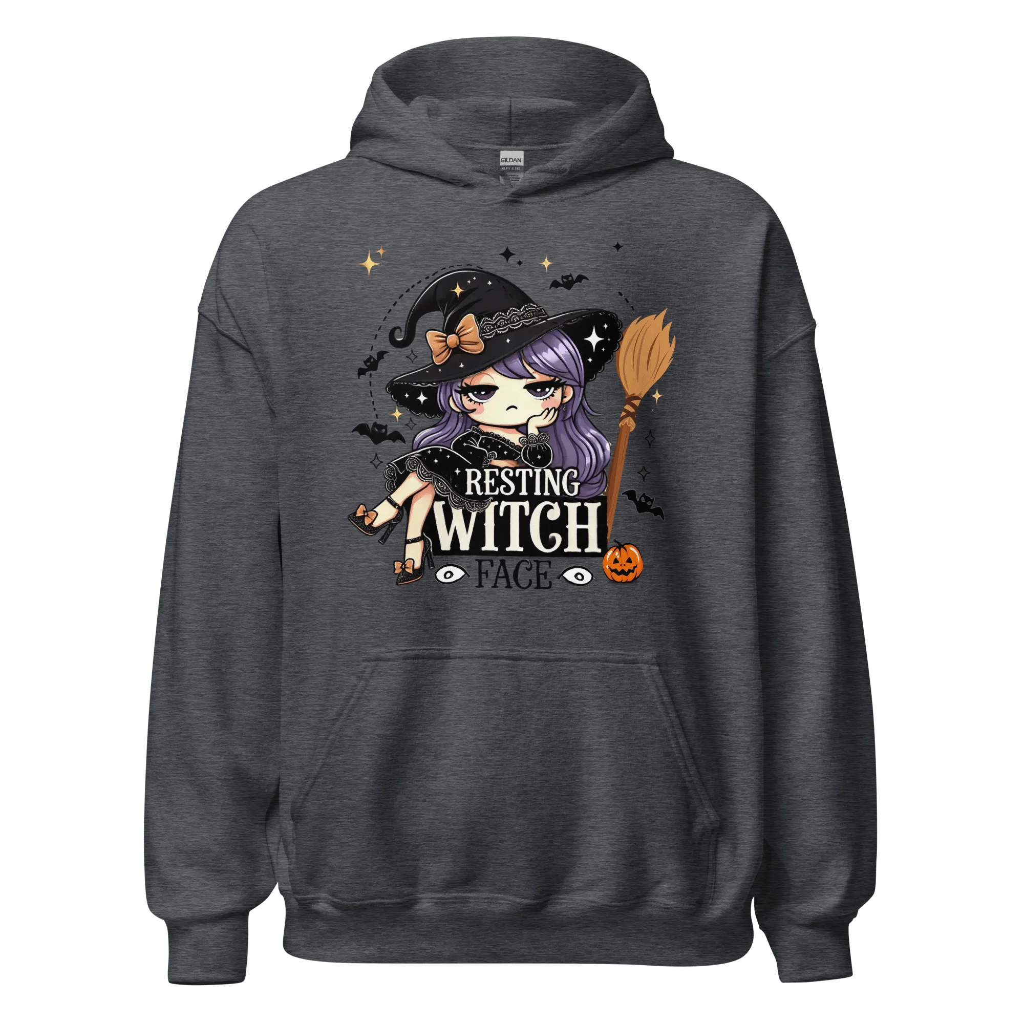 Resting Witch Face - Halloween Hoodie - Fun Witch Halloween Hoodie