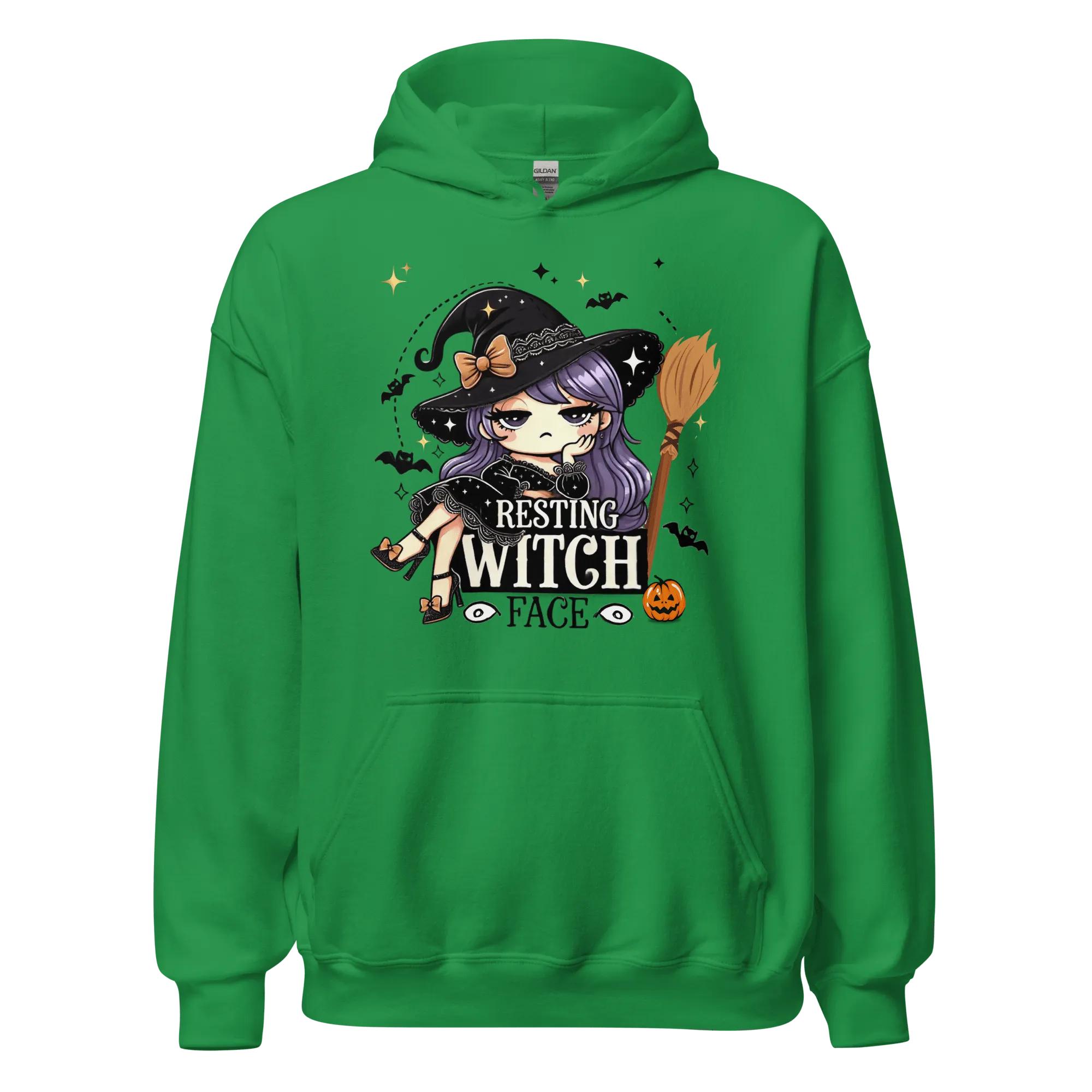 Resting Witch Face - Halloween Hoodie - Fun Witch Halloween Hoodie