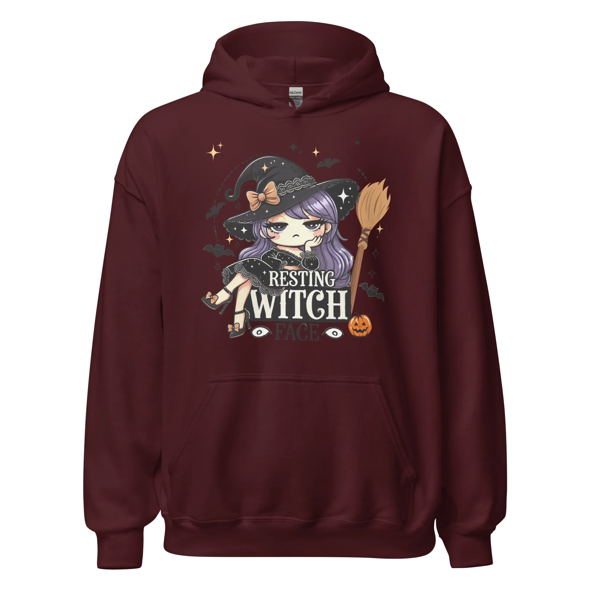 Resting Witch Face - Halloween Hoodie - Fun Witch Halloween Hoodie