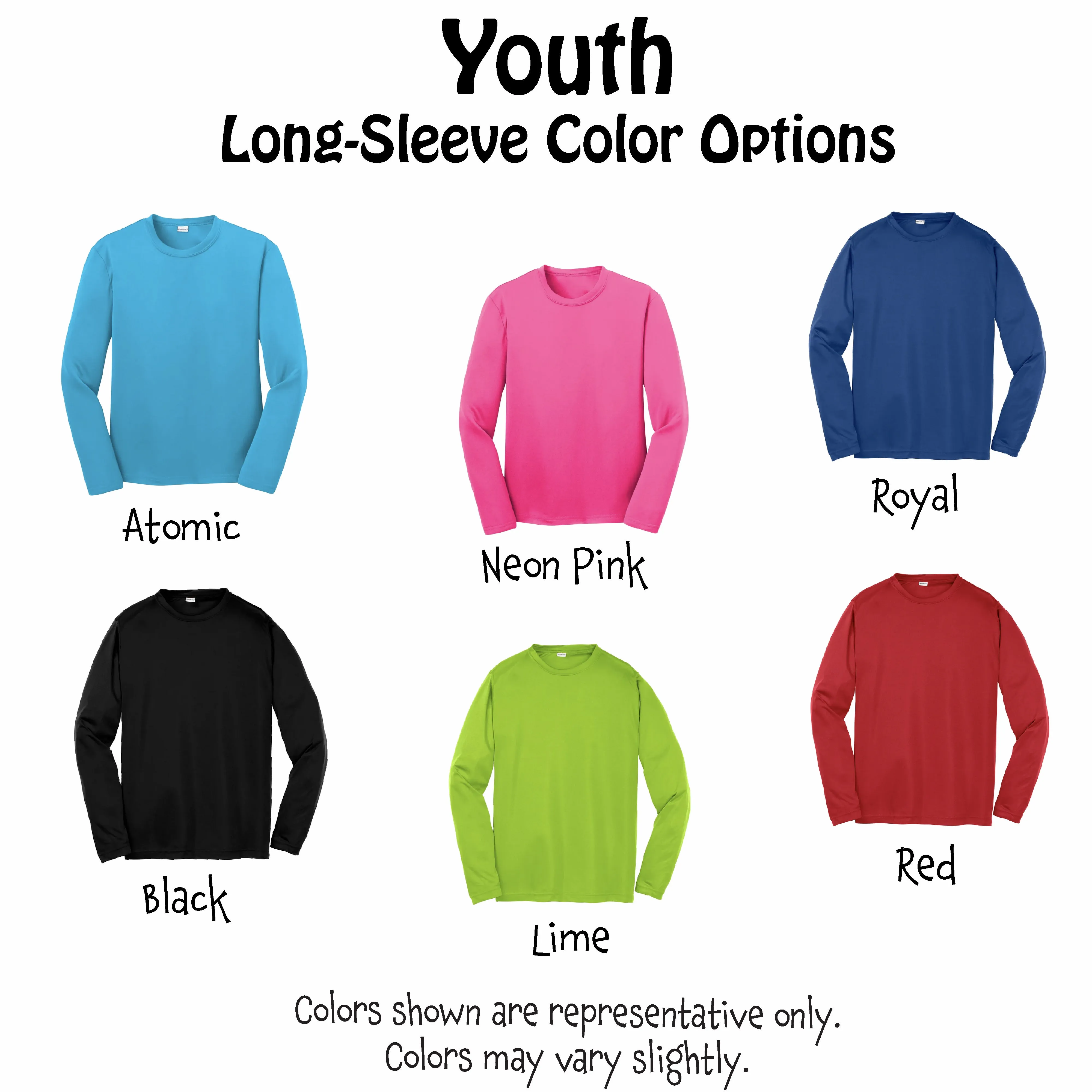 Santa's Favorite Pickleballer | Youth Long Sleeve Pickleball Shirts | 100% Polyester