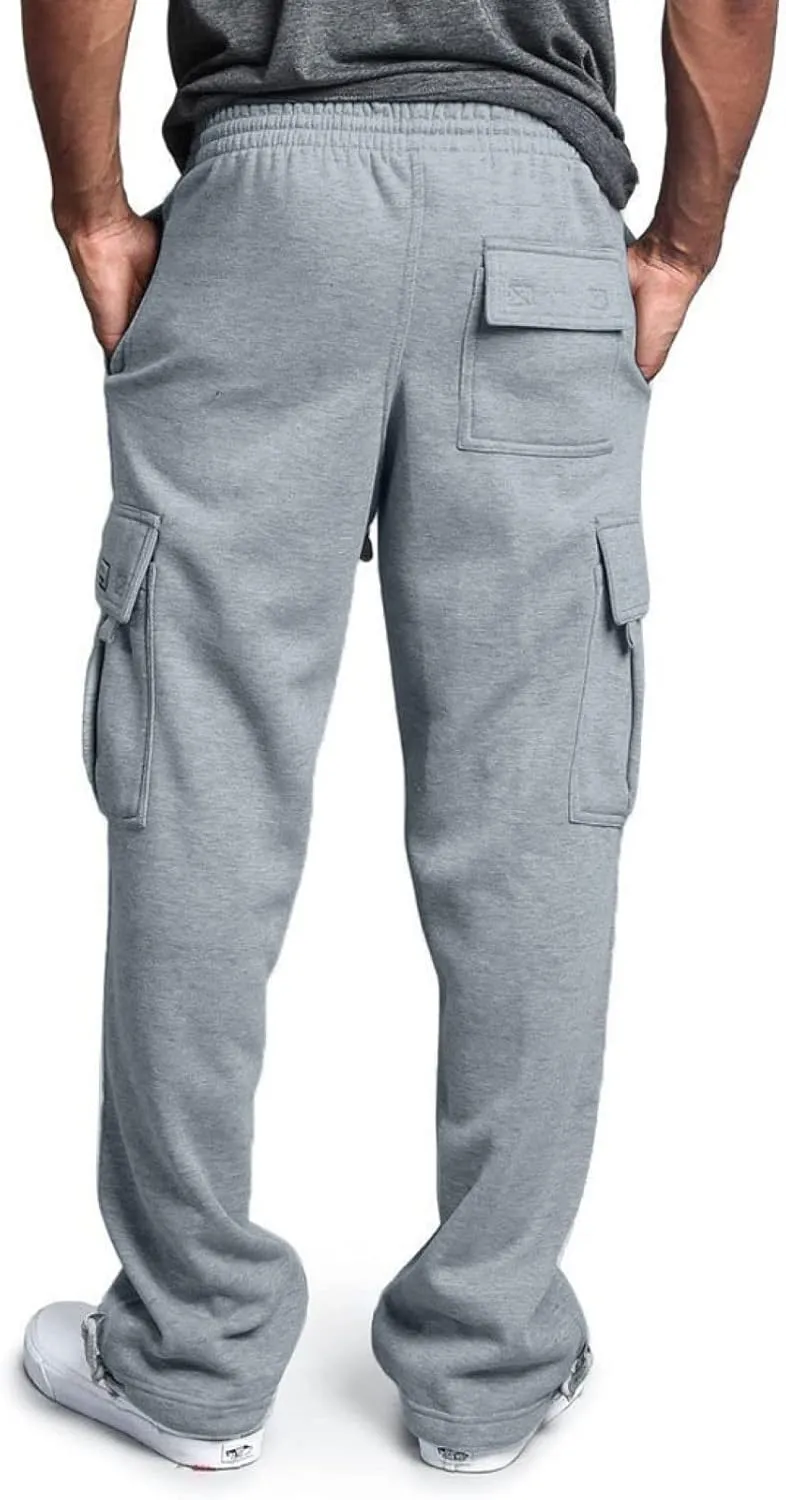 sdbrld Sweatpants For Men Mens Fashion Joggers Pants Cotton Drawstring Cargo Pants Hiking Outdoor Track Sweatpants Trousers