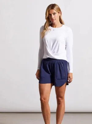 Short with Tulip Hem [Deep Blue-7743O]