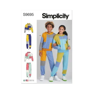 Simplicity Pattern S9695 Girl/Boy Sportswear