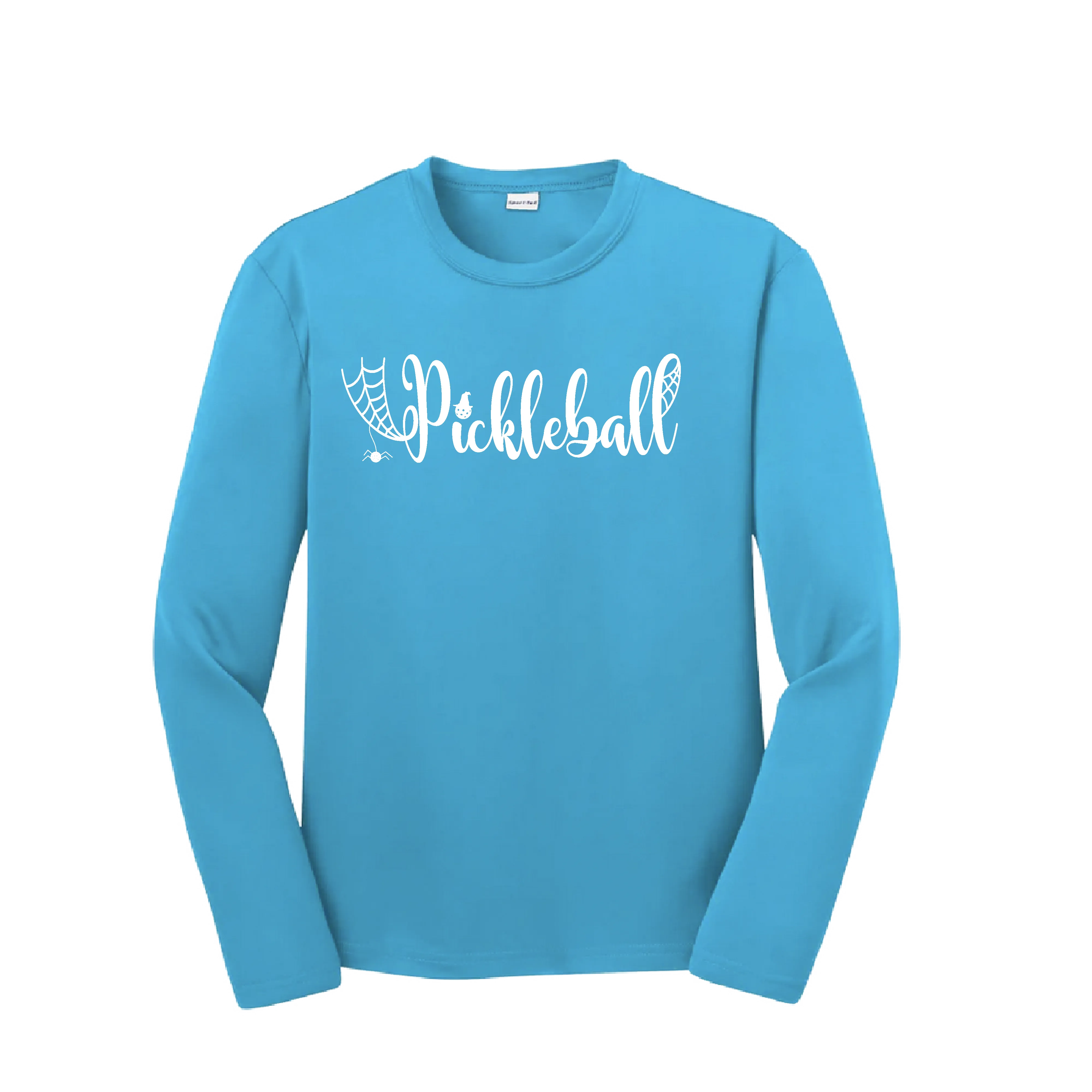 Spider Pickleball | Youth Long Sleeve Pickleball Shirts | 100% Polyester