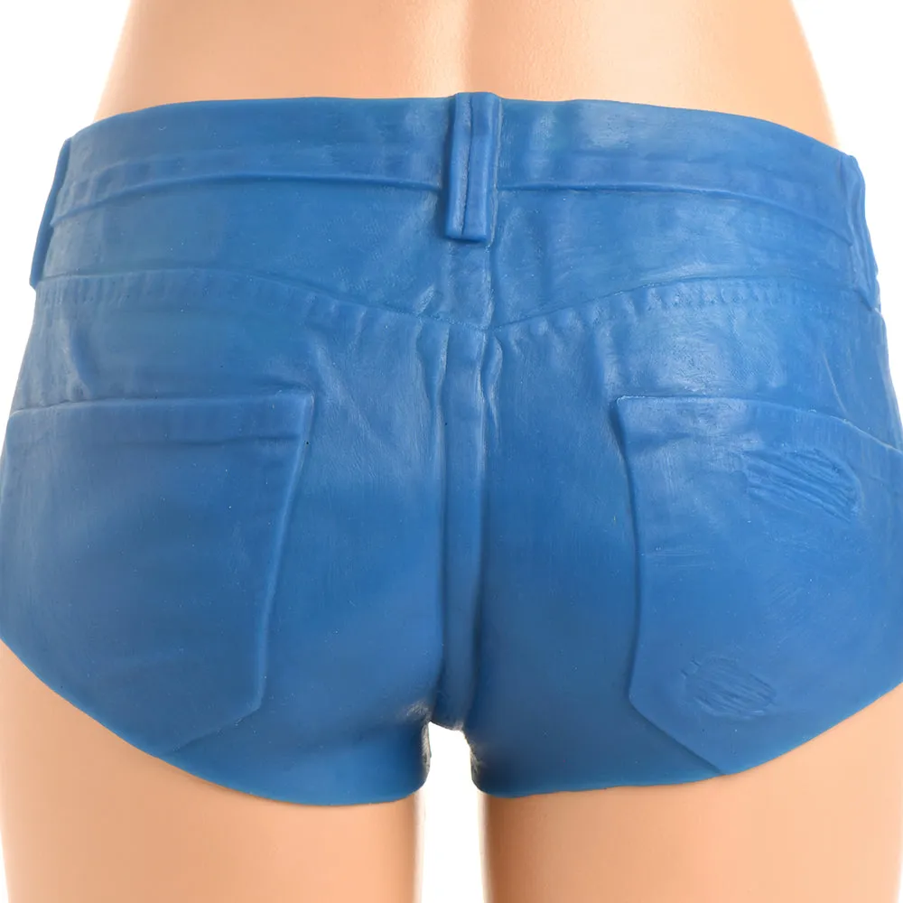 Strap U Booty Shorts Dildo Silicone Strap On Harness 6 in. Medium