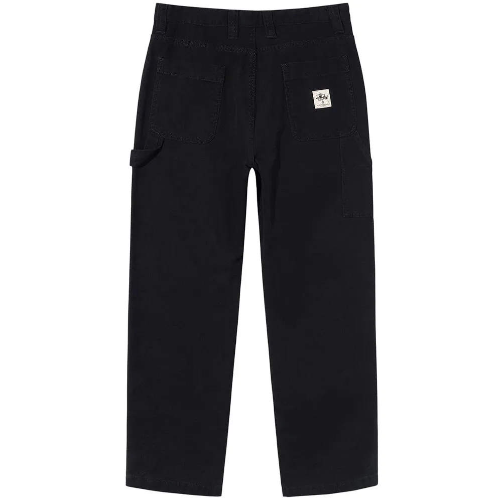STÜSSY CANVAS WORK  PANT // BLACK