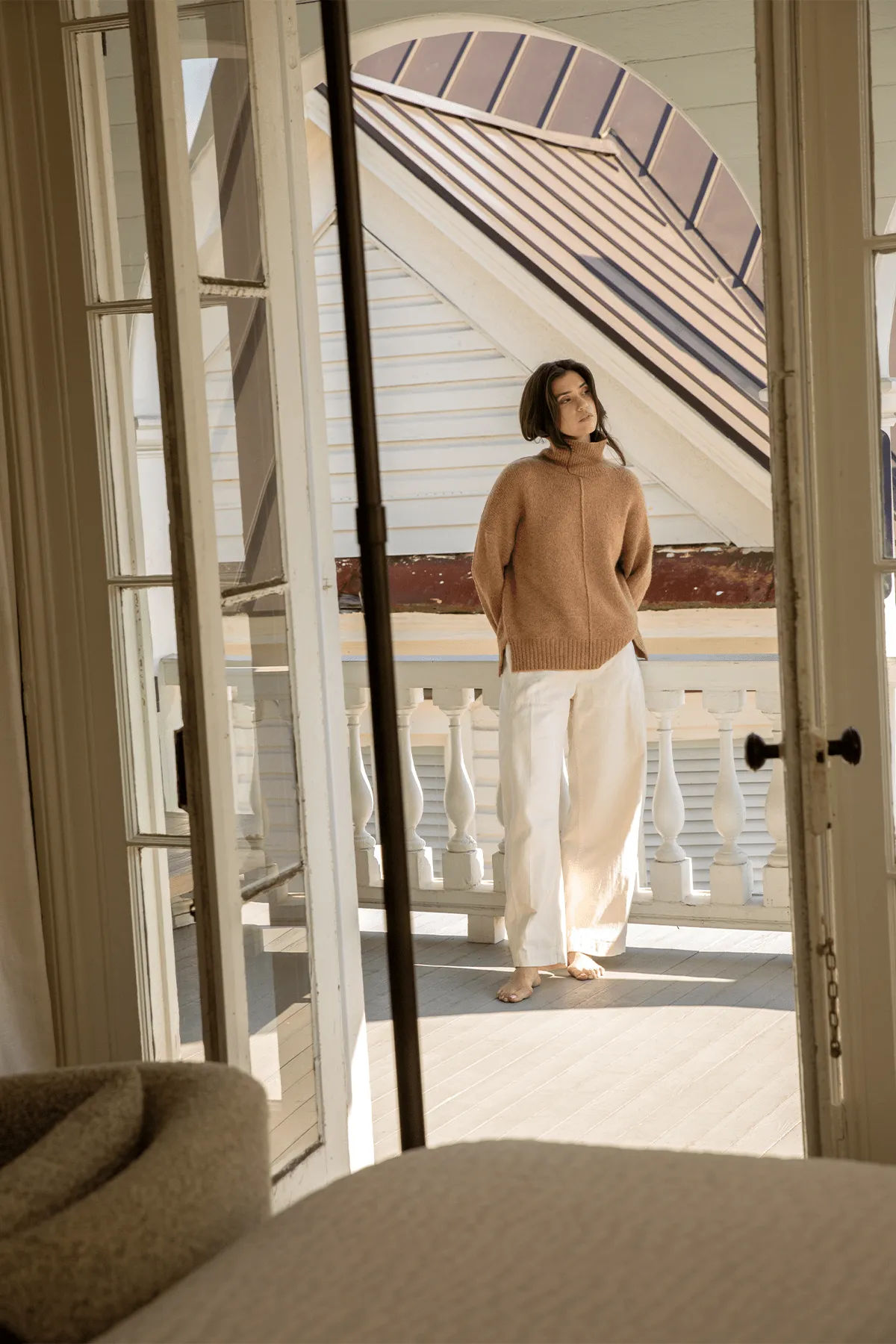 Tany Pant in Cream